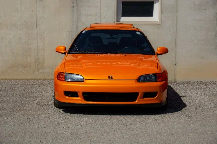 A Honda Civic photographed on the street